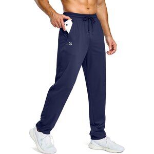 Men's Sweatpants with Pockets Lightweight Workout Athletic Track Pants Stretch G